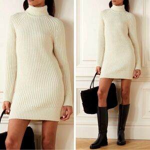 Cashmere Turtleneck Dress